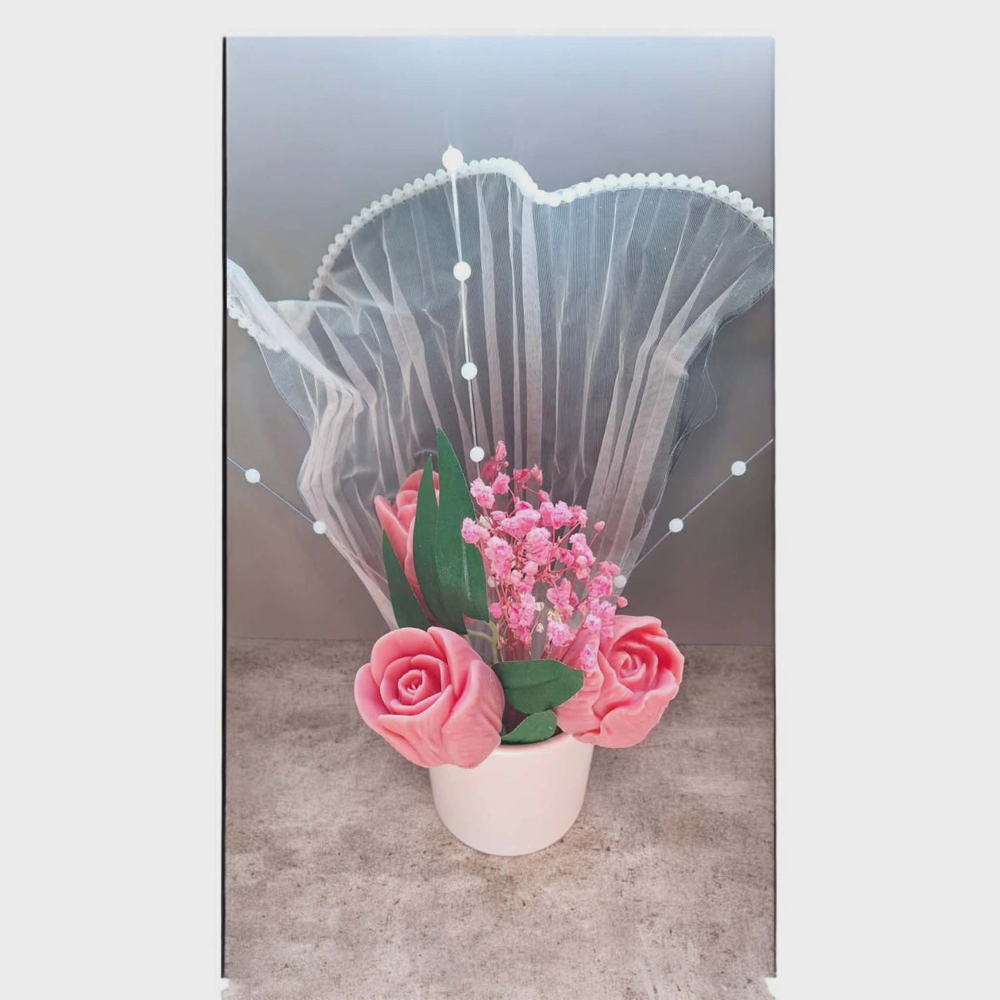 Bouquet rose bohème