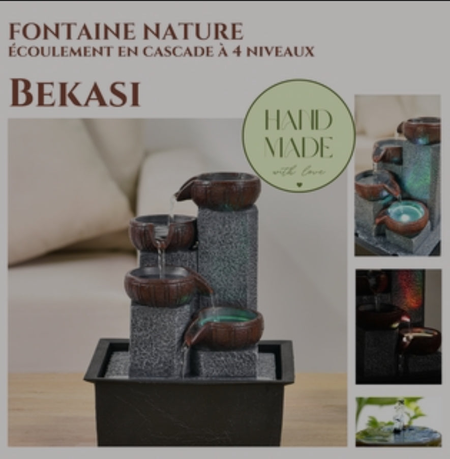 Fontaine nature cascade pré-commande
