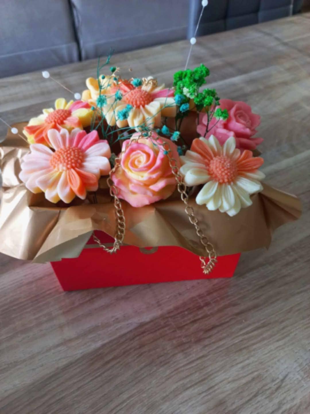 Bouquet chic et fleuri