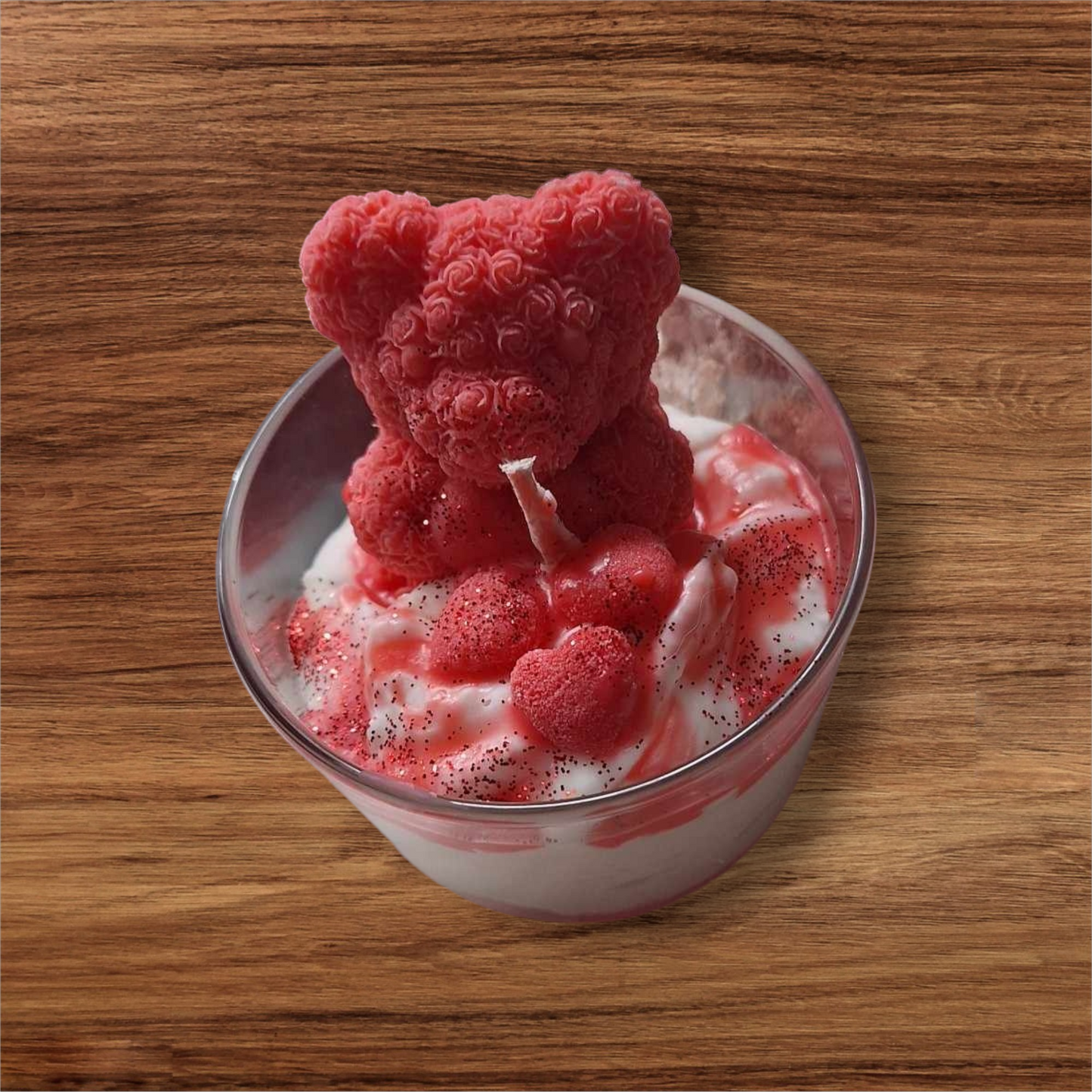 Bougie ourson d'amour 290gr