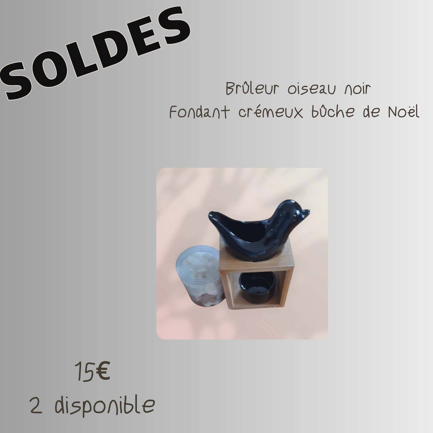 Lot brûleur et fondant crémeux