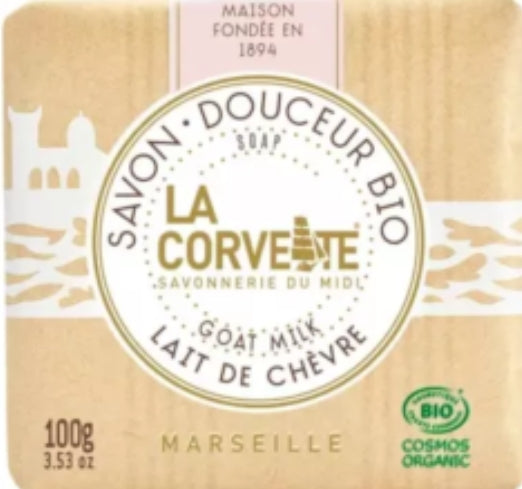 Savon bio lait de chèvre 100gr pré commande