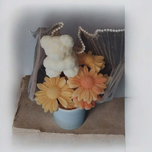 Bouquet doudou ensoleillé