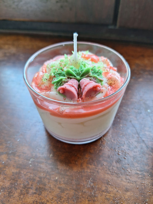 Bougie souvenir de Noël