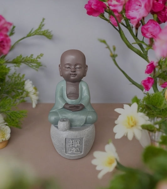 Statuette porte encens