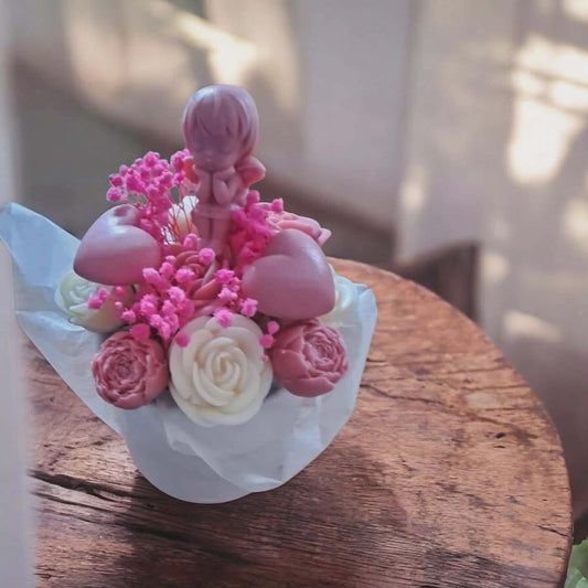 Bouquet cœur de pétales