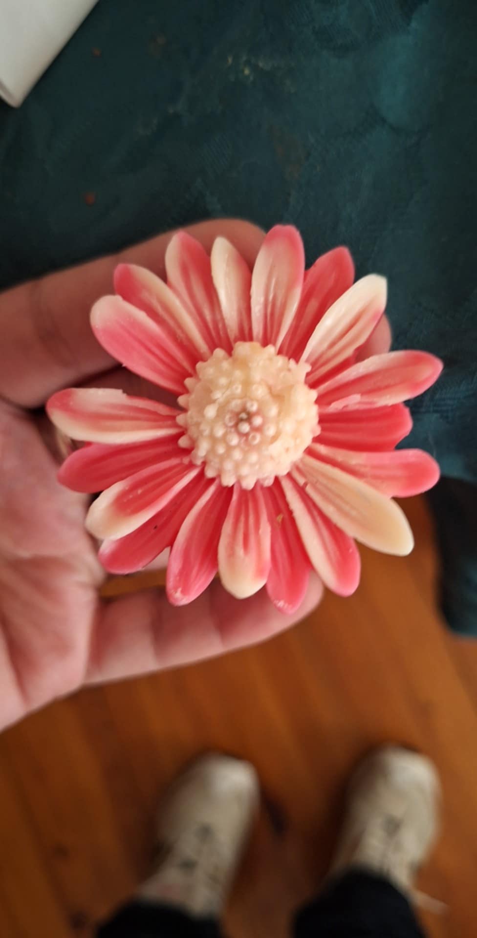 Fondant fleur monoï aux choix 18gr la rose et 9 gr la marguerite